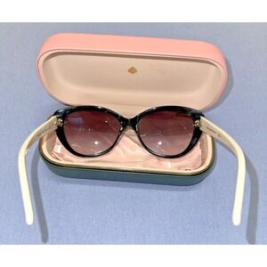 Kate Spade Angelique/S US Cat Eye Sunglasses Tortoise Blush Off White Arms+ Case